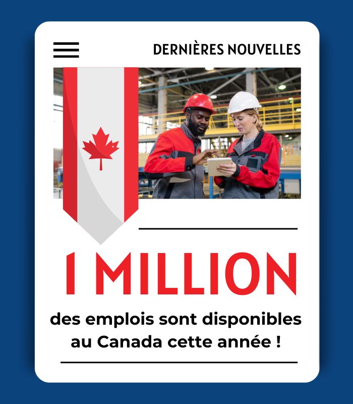 1 million emplois le canada recrute